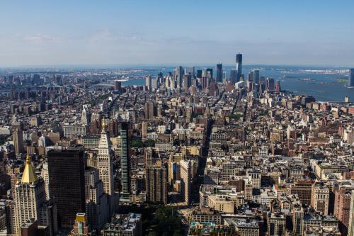 En dag var vi uppe i Empire State Building. Det var frsta gngen fr mig, och d har jag trots allt bott i New York i mer n 1 r. S det var p tiden! 