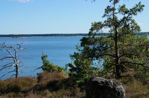 View of the Brviken Baltic inlet from 